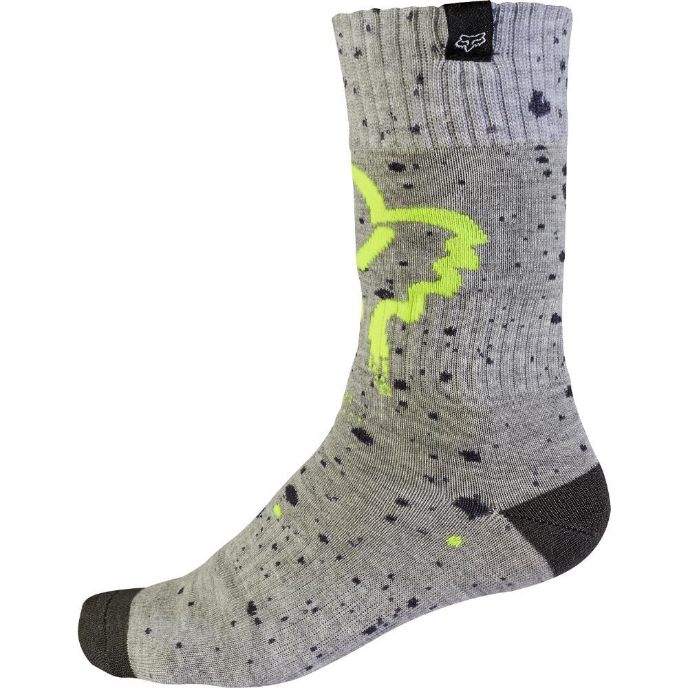 Носки подростковые Fox MX Nirv Youth Sock Grey/Yellow Носки подростковые Fox MX Nirv Youth Sock Grey/Yellow