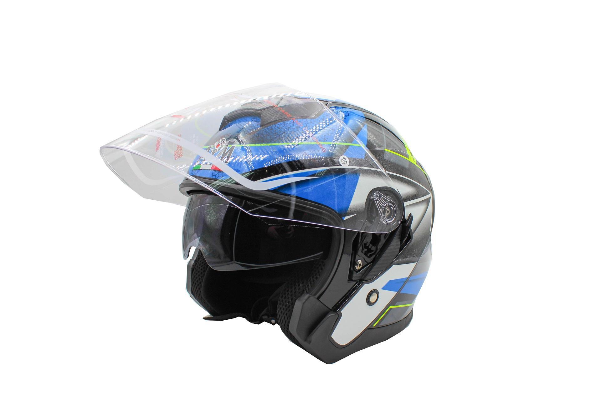 Мотошлем AiM JK526 Blue/Grey/Black Мотошлем AiM JK526 Blue/Grey/Black