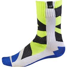 Носки подростковые Fox MX Creo Youth Sock White/Yellow Носки подростковые Fox MX Creo Youth Sock White/Yellow