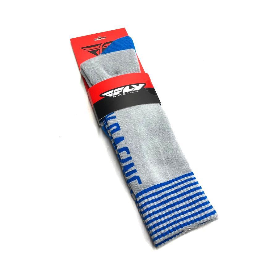 Носки FLY RACING MX Pro серые/синие (толстые) Носки FLY RACING MX Pro серые/синие (толстые)