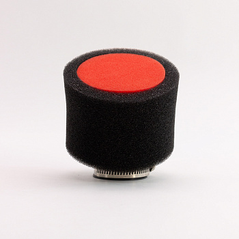 Фильтр воздушный 38 мм изогнутый 45 град. black outer